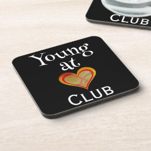 Getränkuntersetzer des Young at Heart Club Getränkeuntersetzer