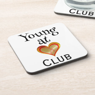 Getränkuntersetzer des Young at Heart Club Getränkeuntersetzer