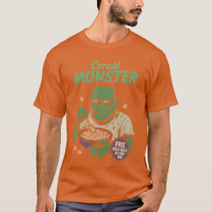 Getreide-Monster Grüne Kreatur Klassisches Horror- T-Shirt