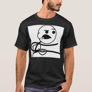 Getreide-Typ-Schwarzes T-Shirt