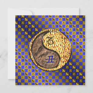 Getreide und Feuer Ox Karte