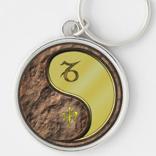 Getreide und Metalle Schlüsselanhänger