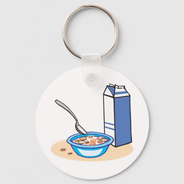 Getreide und Milch Schlüsselanhänger (Vorderseite)