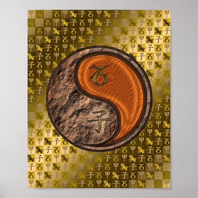 Getreide und Waldrat Poster (Vorne)