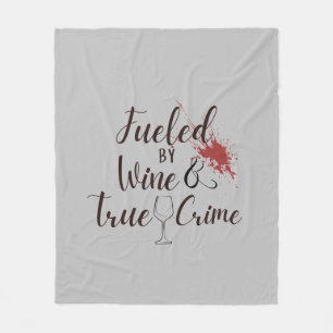 "Getrennt von Wein und wahrer Kriminalität" Fleec Fleecedecke
