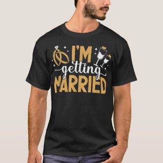 Getrennte Engagement Party Braut Groom Engag T-Shirt