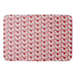 Getrennte fliegende Herzen Badematte