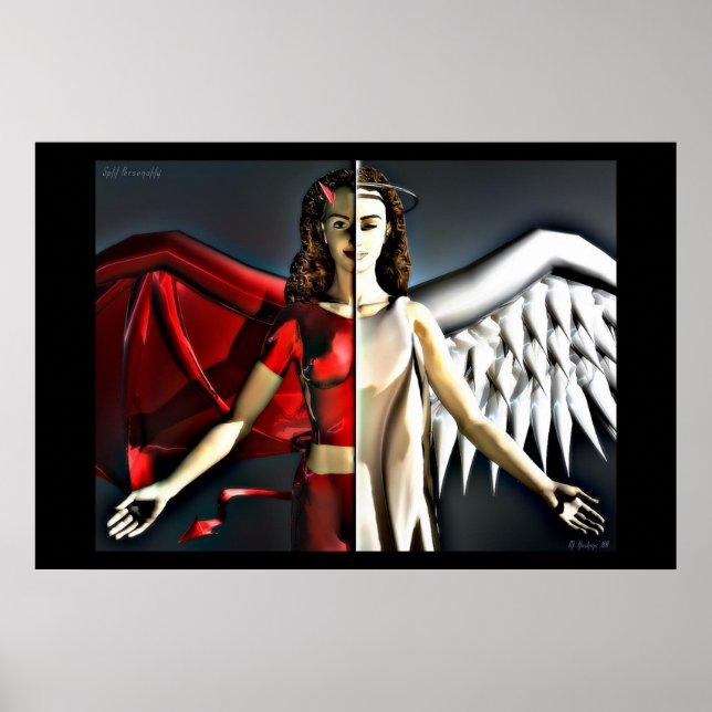 Getrennte Persönlichkeit Poster (Vorne)