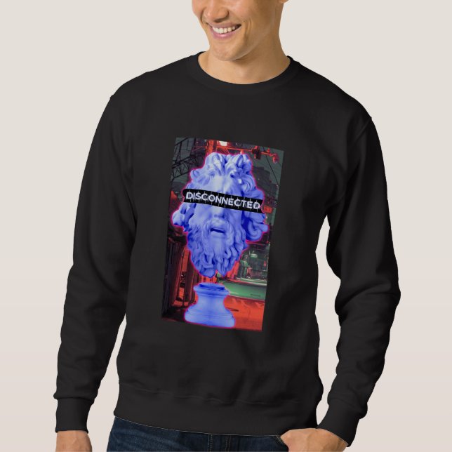 Getrennte Streetwear Grunge Bekleidung Ästhetisch Sweatshirt (Vorderseite)