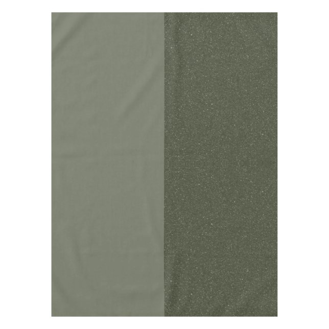 Getrenntes Moosgrünes Tablett Tischdecke (Vorderseite)