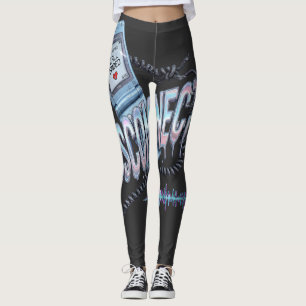 Getrenntes Y2K-Klapphandy Trennungsmelancholie Vin Leggings