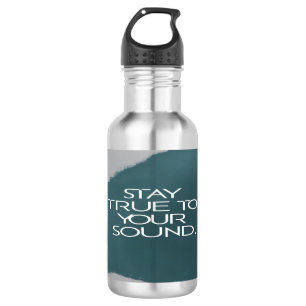 Getreu Ihrem Sound bleibe Edelstahlflasche
