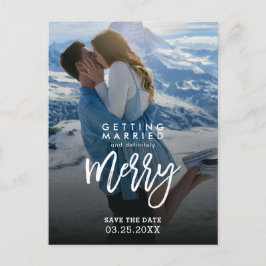 Getreue Foto Save the Date Hochzeit Postkarte