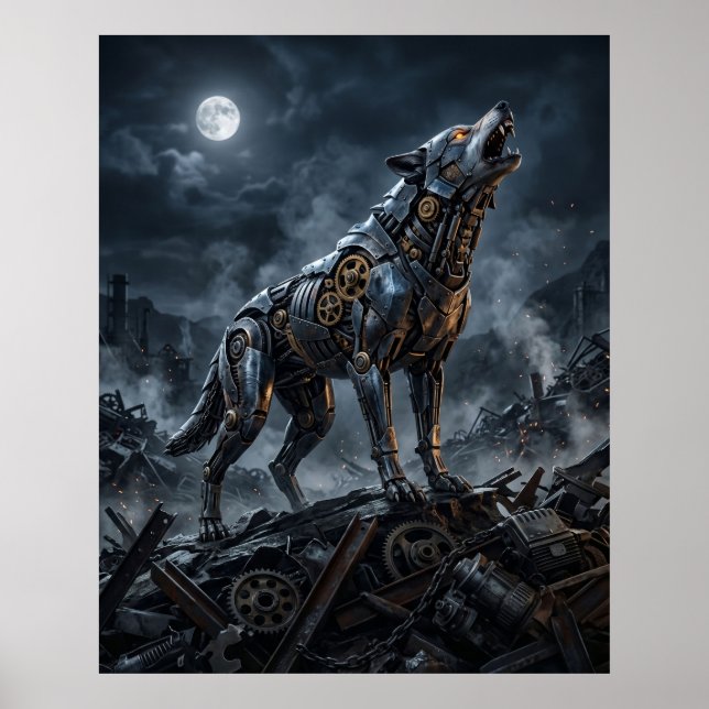 Getriebe Wolf Gipfel Poster (Vorne)