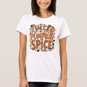 Getrieben von Pumpkin Gewürz Cosy Fall Graphic Des T-Shirt