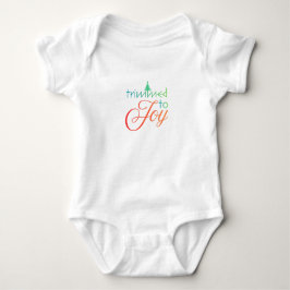 Getrimmt auf Freude neues T-Shirt Baby Strampler