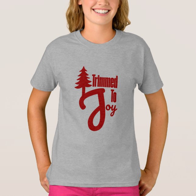 Getrimmt zur Freude T-Shirt (Vorderseite)