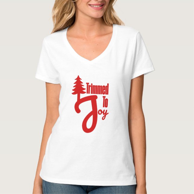 Getrimmt zur Freude T-Shirt (Vorderseite)