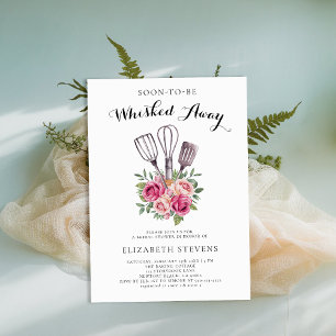 Getrochen vom Backen Kochküche Brautparty Einladung