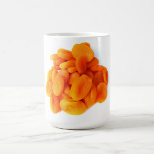 getrocknete Aprikosen Kaffeetasse