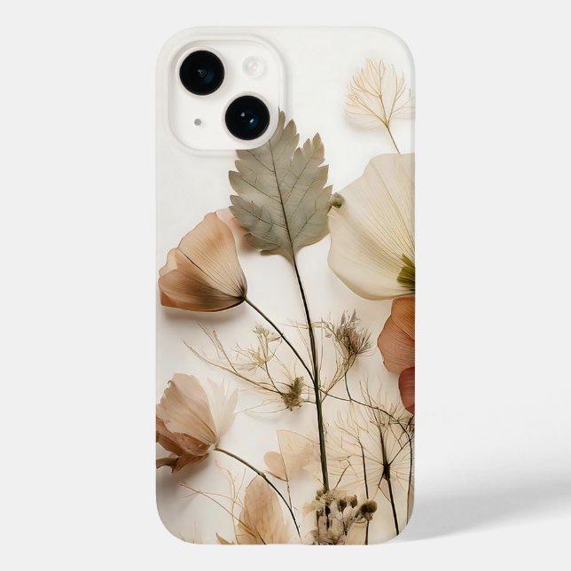 Getrocknete Blumen gepresst Case-Mate iPhone 14 Hülle (Rückseite)