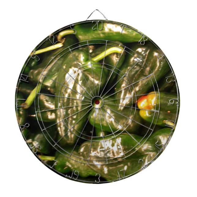 Getrocknete Jalapeno-Paprikaschoten Dartscheibe (vorne)