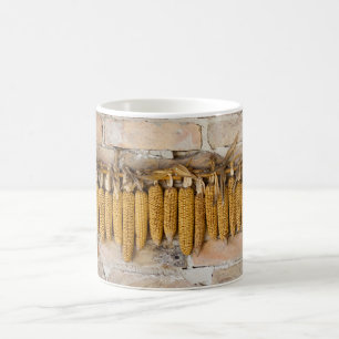 Getrocknete Maiskolben Kaffeetasse