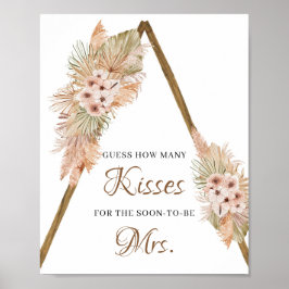 Getrocknete Palm Blätter Pampas Grass Wie viele Kü Poster