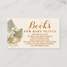 Getrocknete Palms Lunaria Bücher für Baby Request 