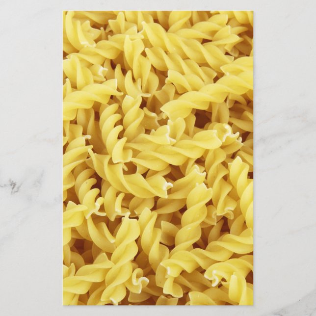 Getrocknete Pasta (italienisches Essen) Briefpapier (Vorderseite)