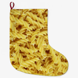 Getrocknete Pasta (italienisches Essen) Großer Weihnachtsstrumpf