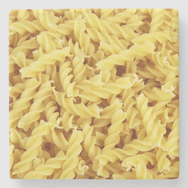 Getrocknete Pasta (italienisches Essen) Steinuntersetzer (Vorderseite)