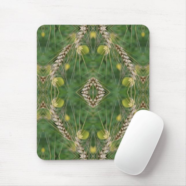 Getrocknetes Sommergras Abstrakt Mousepad (Mit Mouse)