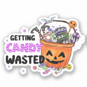 Getting Candy Wasted Aufkleber