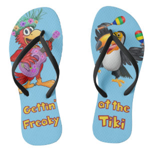 GETTING FREAKY AM TIKI FLIP FLOPS