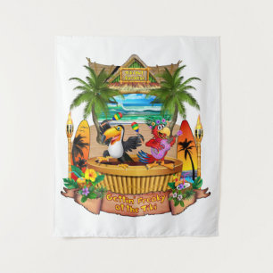 GETTING FREAKY AM TIKI WANDTEPPICH