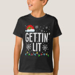 Getting Lit Bride Squad Bachelorette Brautparty T-Shirt<br><div class="desc">Getting Lit Bride Squad Bachelorette Brautparty Weihnachten</div>
