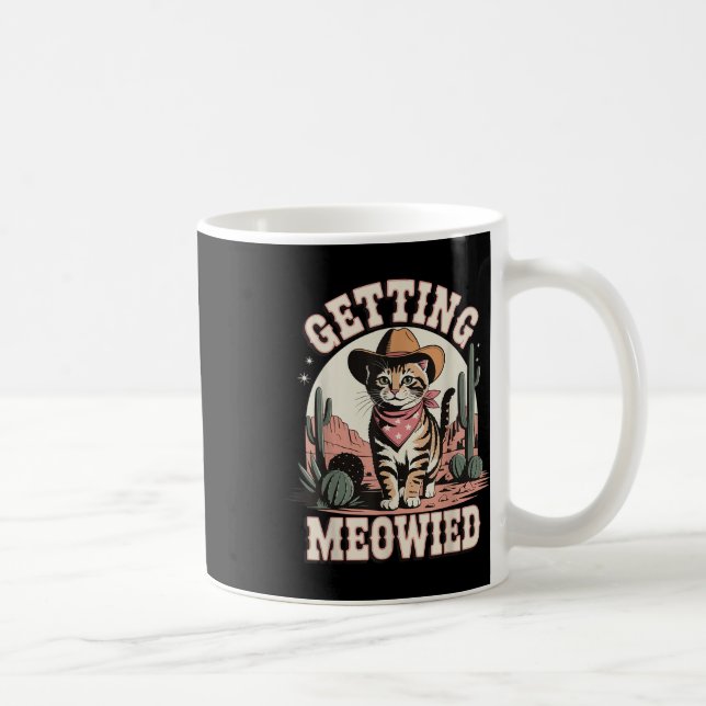 Getting Meowied Bachelorette Kaffeetasse (Rechts)
