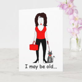 Getting Old Birthday Card for Women Karte