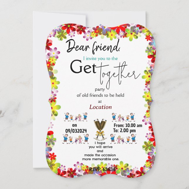 Getting Together Einladung (Vorderseite)