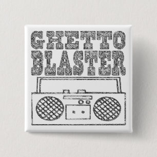 Getto Bläser-Knopf Button