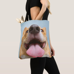 Getty Bilder  sehr glücklicher Corgi Tasche