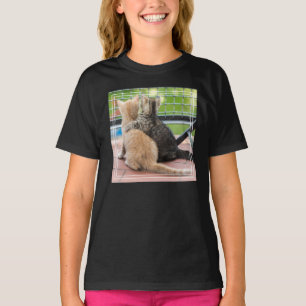Getty Images Zwei Kätzchen auf einem Balkon T-Shirt