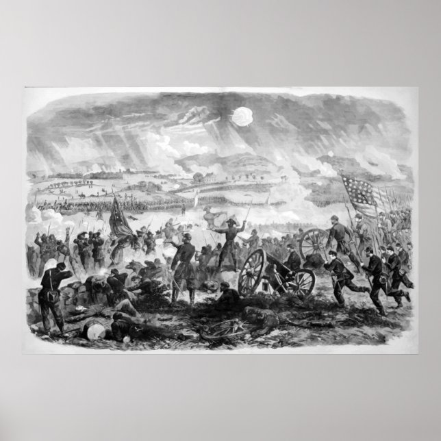 Gettysburg Battle Scene Poster (Vorne)