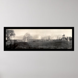 Gettysburg-Friedhofs-Foto 1909 Poster