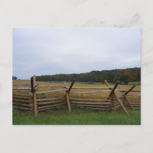 Gettysburg im Herbst auf dem Schlachtfeld Postkarte