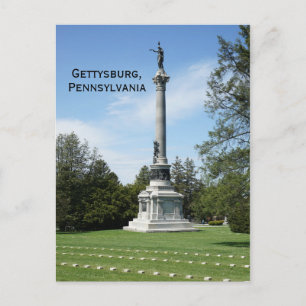 Gettysburg Nationalfriedhof Postkarte