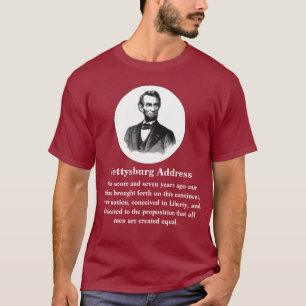 Gettysburg Rede Abraham Lincoln 19.11.1863 T-Shirt