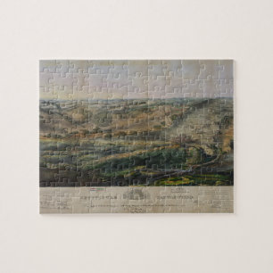 Gettysburg-Schlachtfeld durch John Bachelder 1863