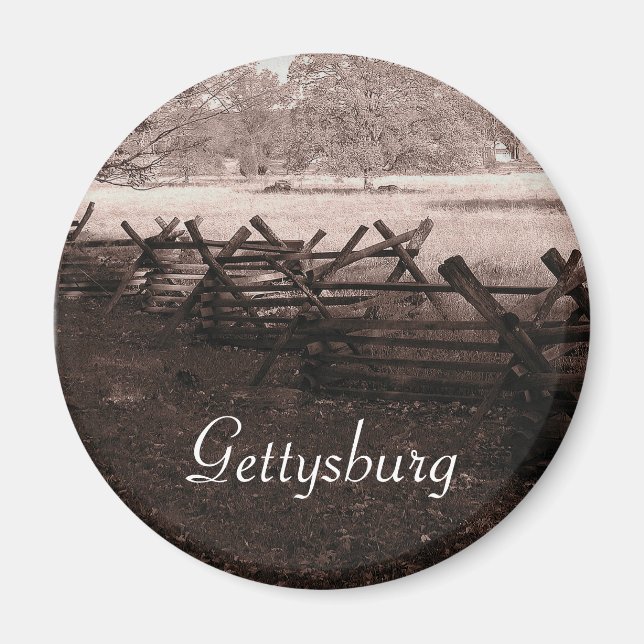 Gettysburg - Schlachtfeld-Magnet #3 Magnet (Vorne)